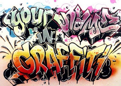 Πώς να γράψετε <b> <em> γράμματα </ em> graffiti </ b>